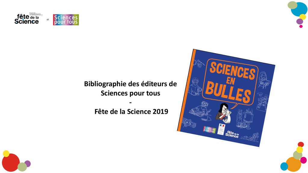 thumbnail of Bibliographie Sciences pour tous Fête de la science 2019 1